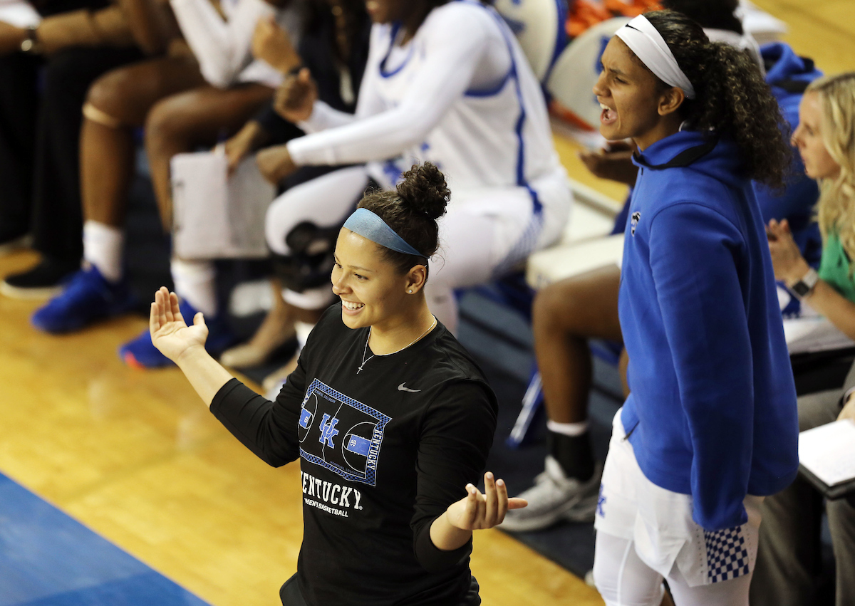 Sabrina Haines

UK Women's Basketball beats Alabama State on Wednesday, November 7, 2018 .

Photo by Britney Howard | UK Athletics