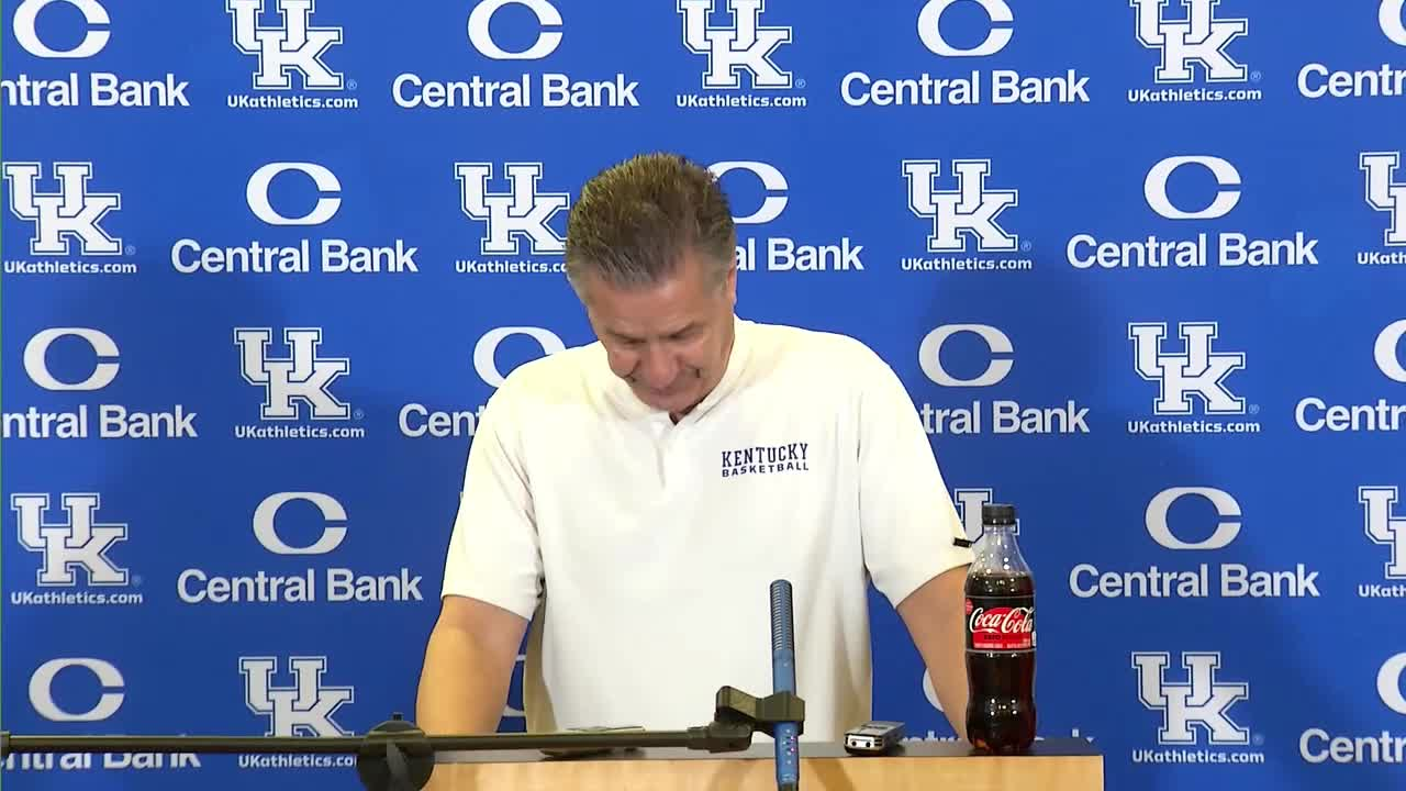 MBB: Coach Calipari - Pre-Auburn Press Conference