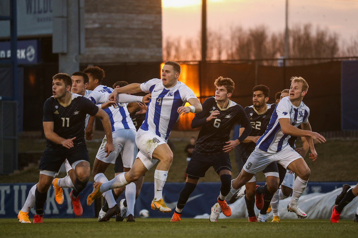 Eythor Bjorgolfsson, Luis Grassow.

Kentucky ties Akron 1-1.

Photo by Grace Bradley | UK Athletics