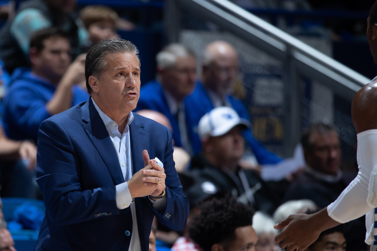John Calipari

Men's Basketball beats IUP 86-64.

Photo by Mark Mahan | UK Athletics