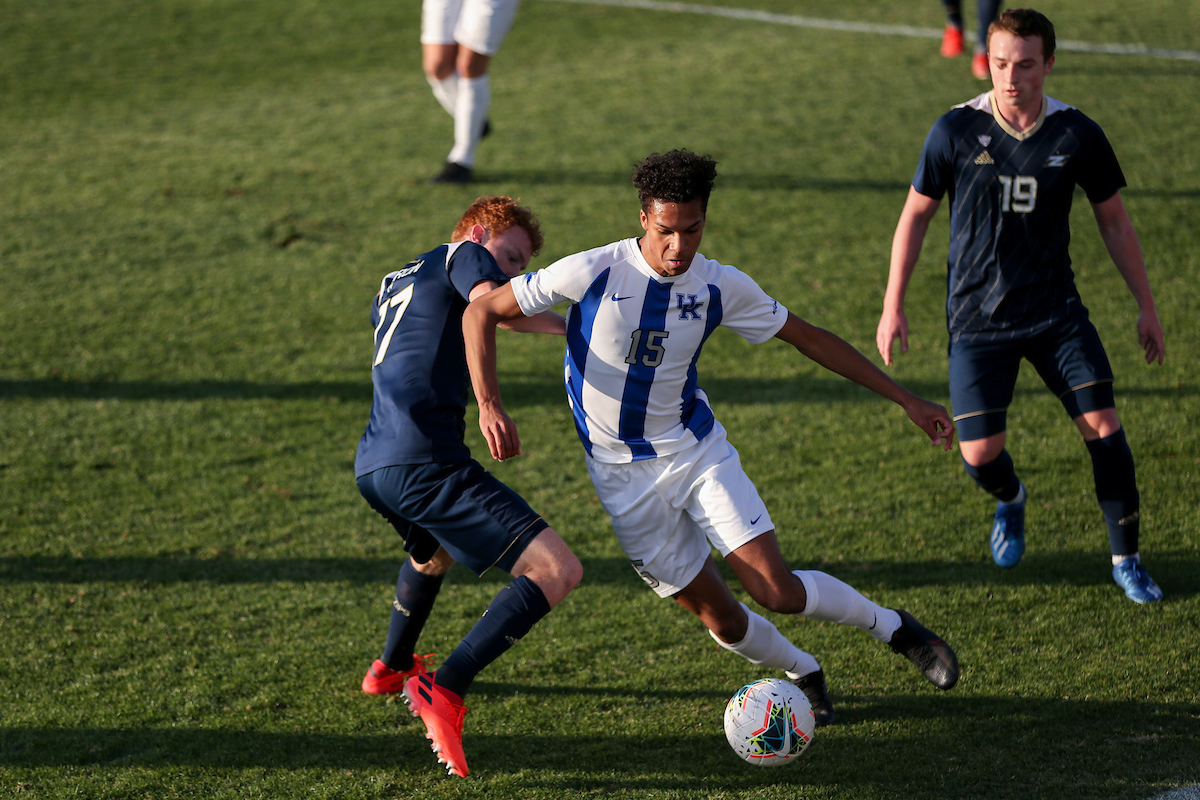 Brock Lindow.

Kentucky ties Akron 1 - 1.

Photo by Sarah Caputi | UK Athletics