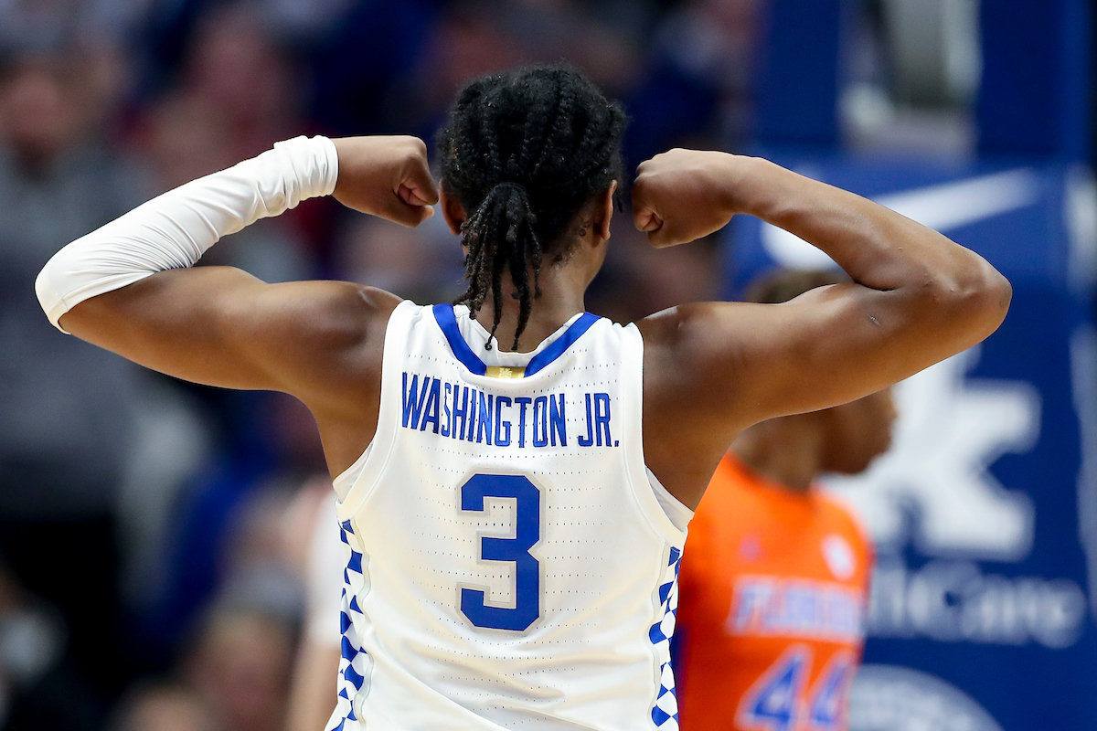 TyTy Washington Jr.

Kentucky beat Florida 78-57.

Photos by Chet White | UK Athletics
