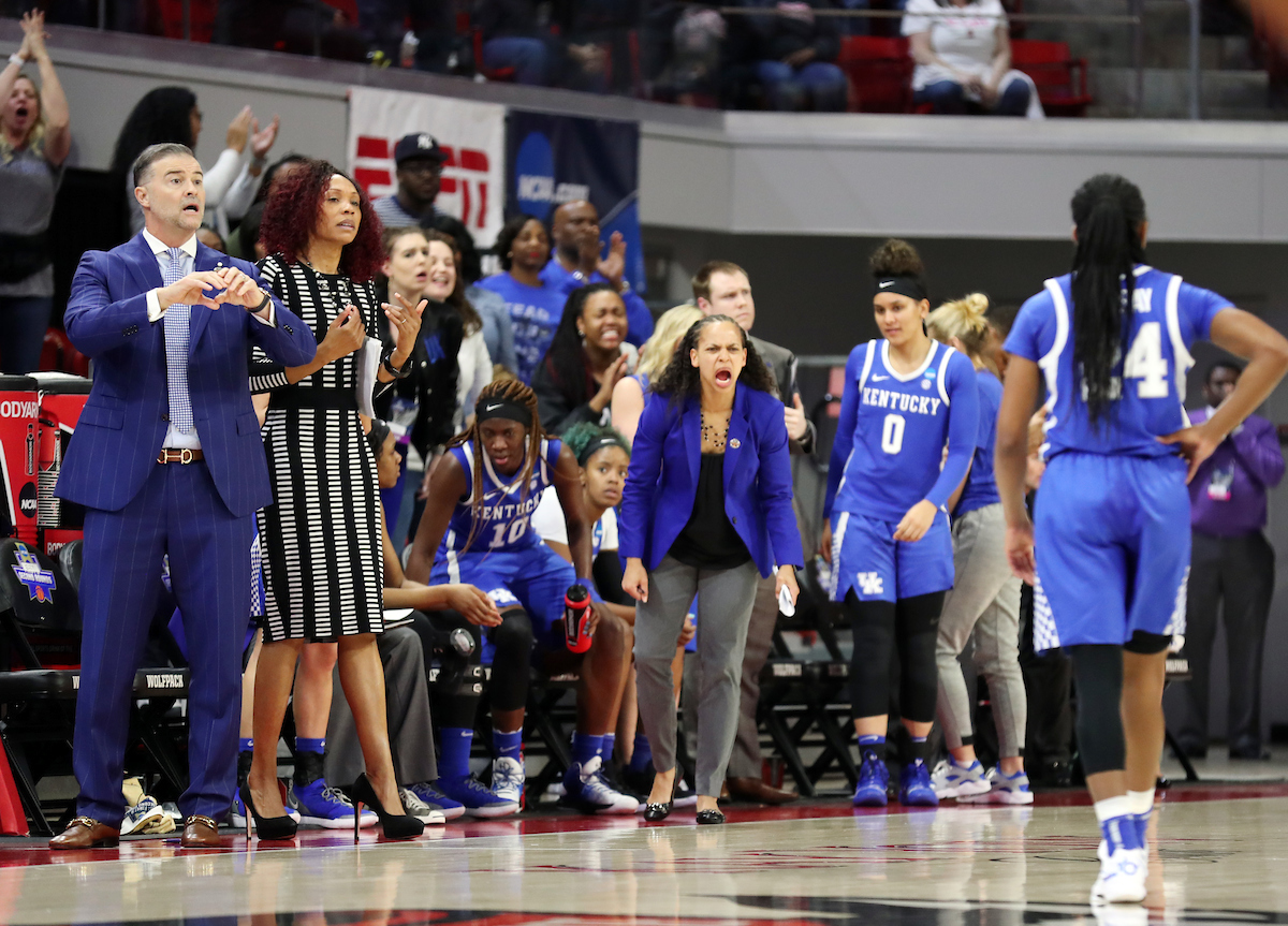 Amber Smith

Women's Basketball falls to NC State on Monday, March 25, 2019. 

Photo by Britney Howard | UK Athletics