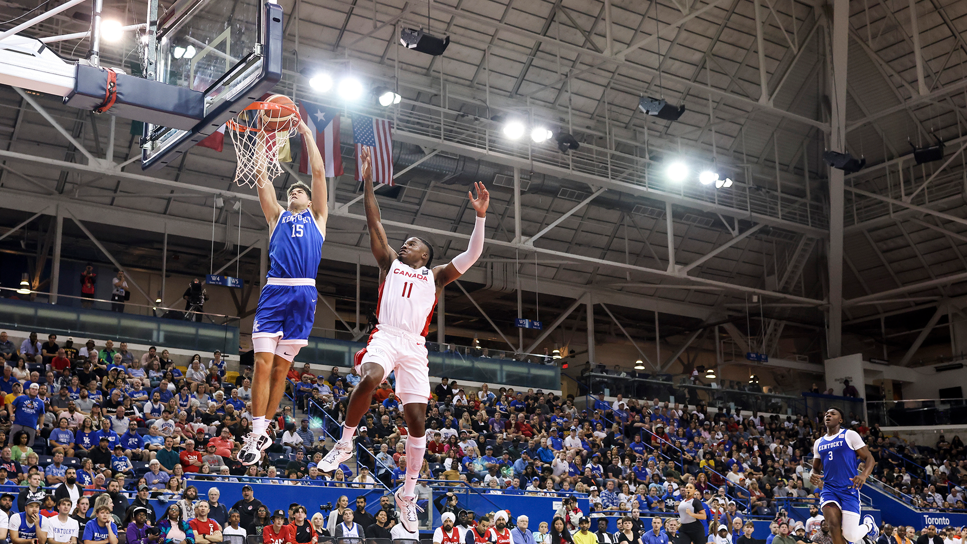 Balanced Scoring Attack Leads Kentucky Past Team Canada