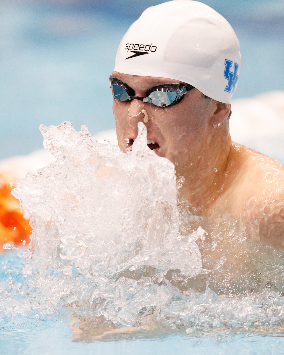 Kyle Barker.

Day four of the SEC Swim and Dive Championship.

Photo by Elliott Hess | UK Athletics