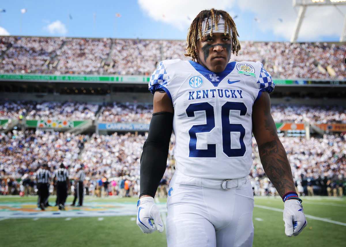 Benny Snell
The UK Football team beat Penn State 27-24 in the Citrus Bowl. 

Photo by Britney Howard  | UK Athletics