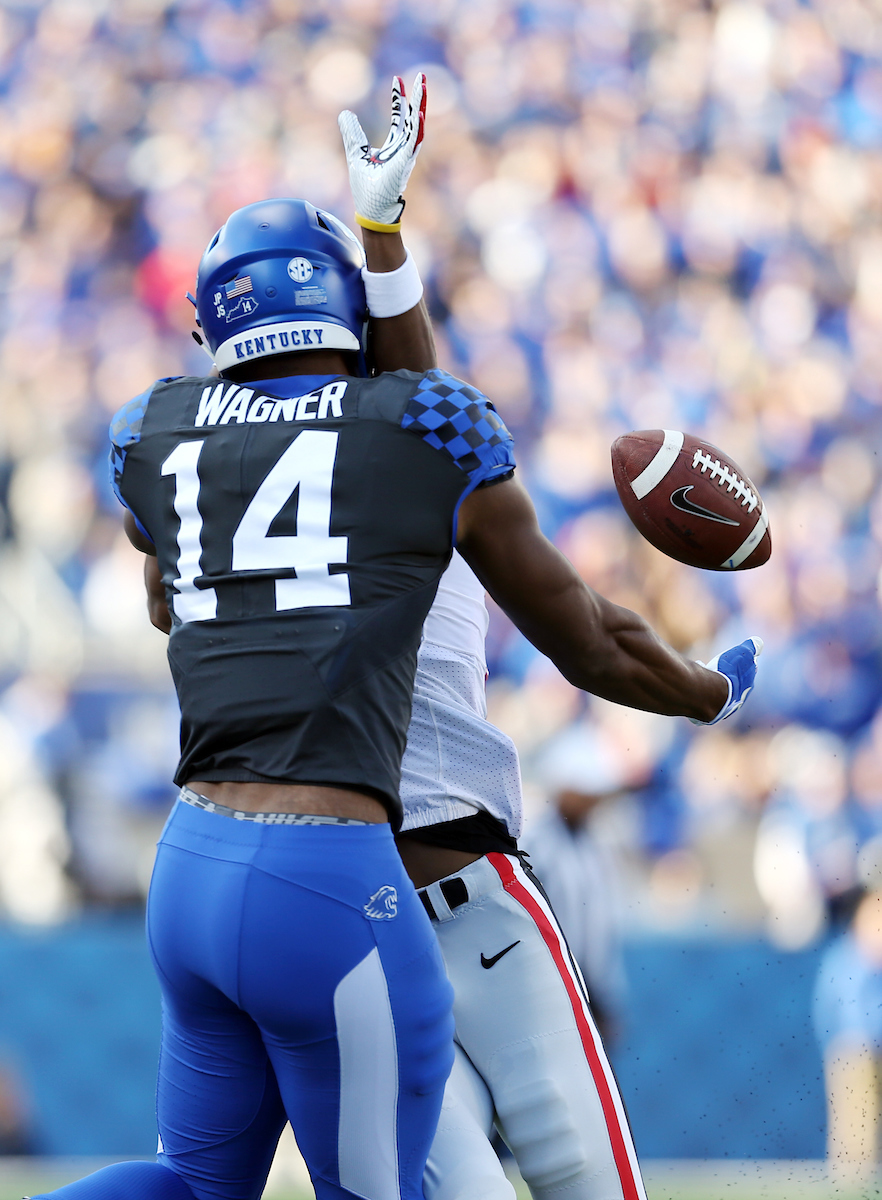 Ahmad Wagner

Georgia beats UK 34-17.

Photo by Britney Howard | UK Athletics