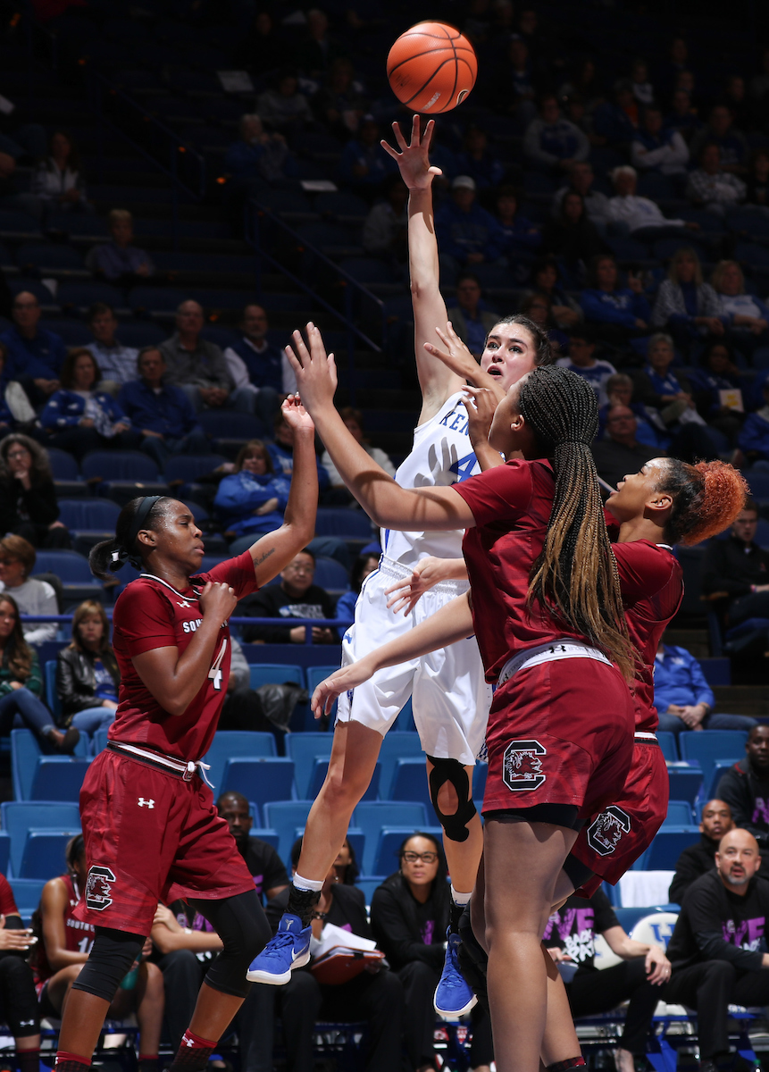 Maci Morris

The University of Kentucky women's basketball team falls to South Carolina on Sunday, January 21, 2018 at Rupp Arena in Lexington, Ky.

Photo by Elliott Hess | UK Athletics