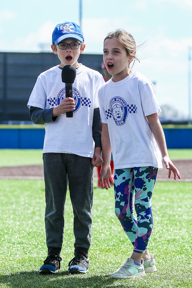 Play Ball Kids.

Kentucky loses to Ole Miss 1-10.

Photo by Sarah Caputi | UK Athletics