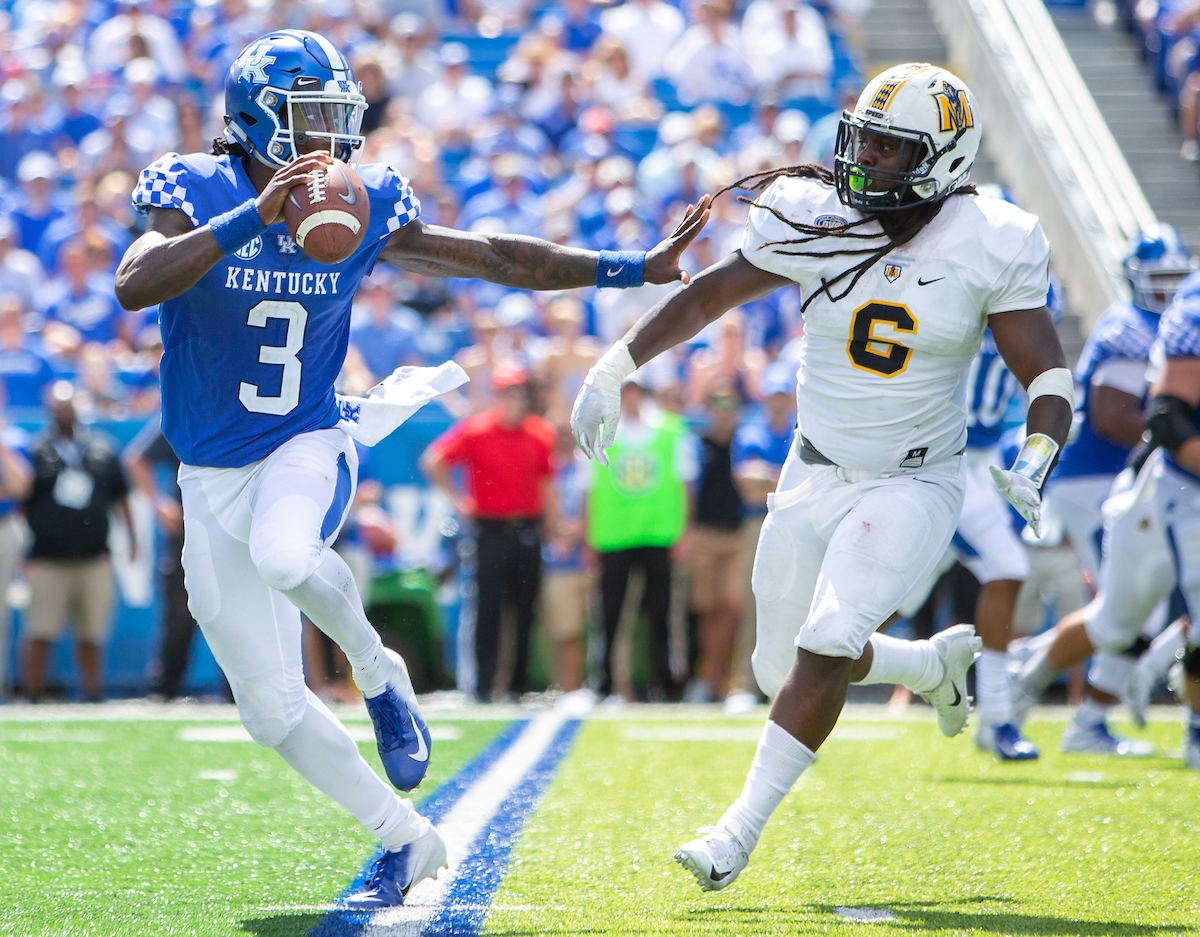 UK football beats Murray State 48-10.

Photo by Isaac Janssen | UK Athletics