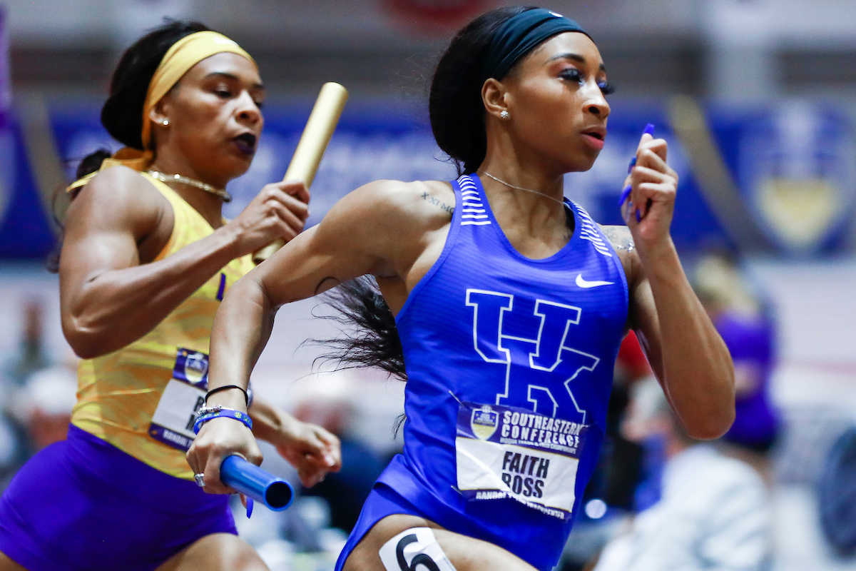 Faith Ross.

Day two of the 2019 SEC Indoor Track and Field Championships.

Photo by Chet White | UK Athletics