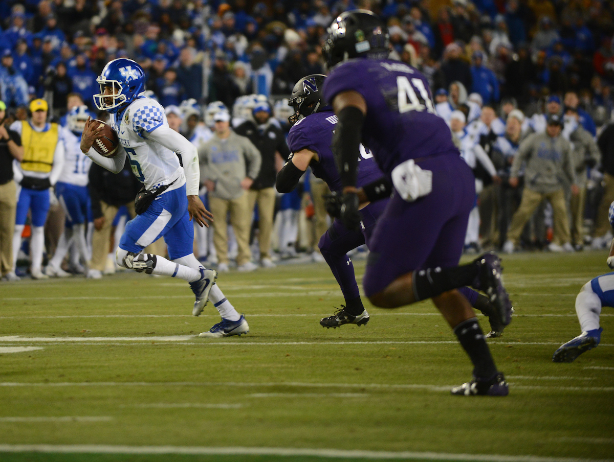 Stephen Johnson

The University of Kentucky football team falls to Northwestern 23-24 in the Music City Bowl on Friday, December 29, 2017, at Nissan Field in Nashville, Tn.