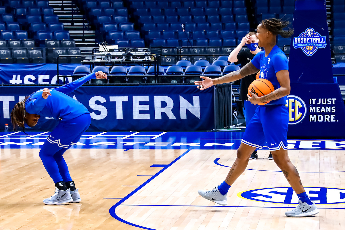 Celebration.

Kentucky shootaround day one for the SEC Tournament.

Photo by Eddie Justice | UK Athletics