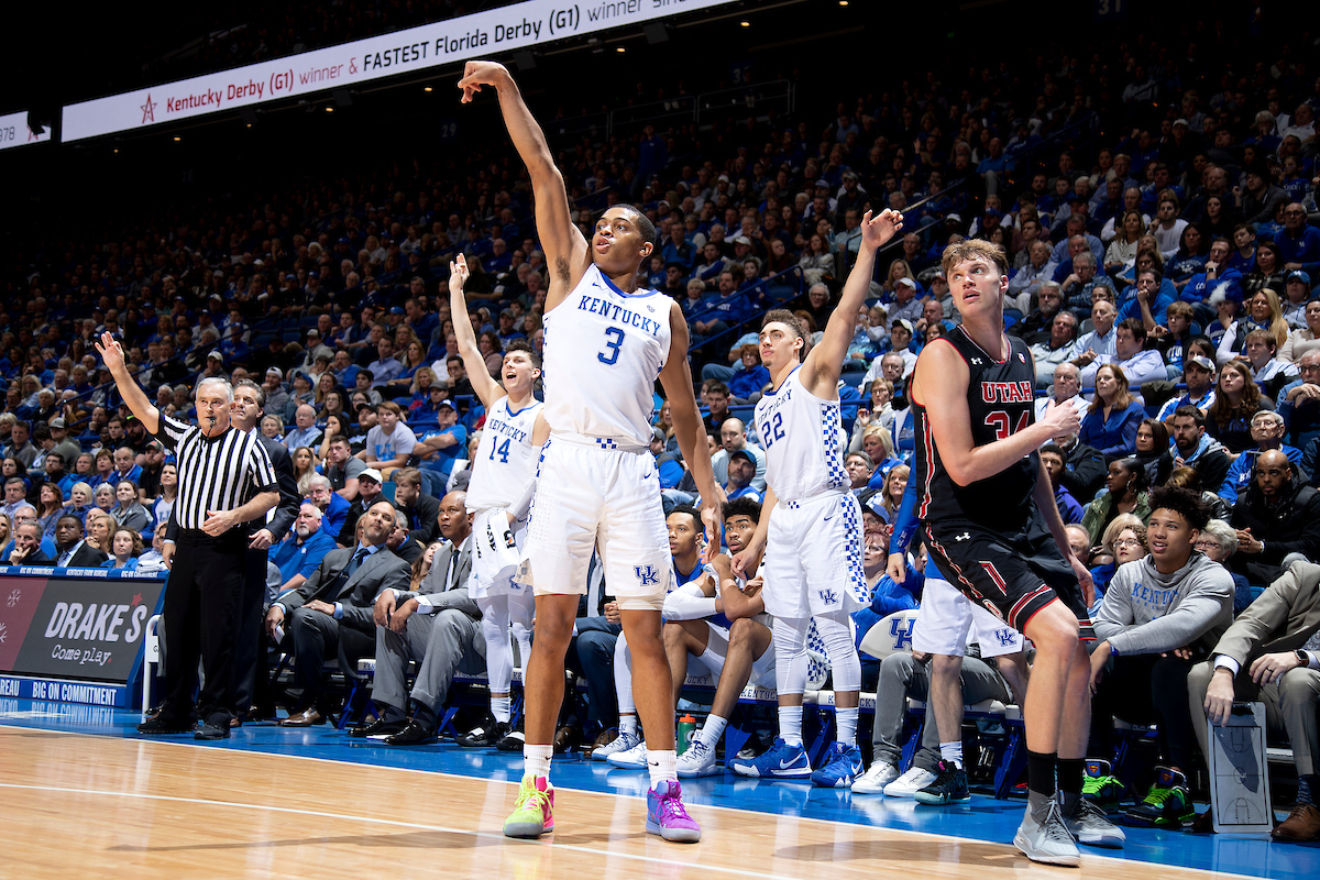 Keldon Johnson.

Kentucky beat Utah 88-61 on Saturday, December 15, 2018, in Lexington's Rupp Arena.

Photo by Chet White | UK Athletics