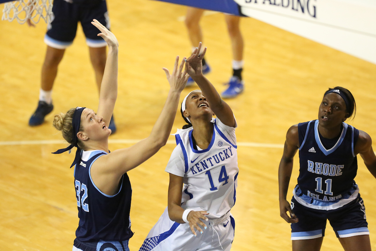Kentucky Women's Basketball defeats Rhode Island 75-52 on Thursday, December 6th, 2018 at Memorial Coliseum.

Photos by Noah J. Richter | UK Athletics