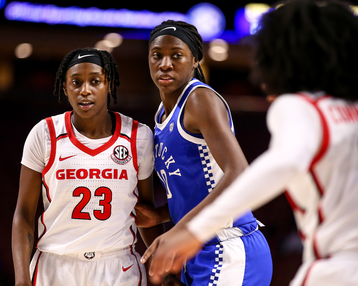 Rhyne Howard. 

Kentucky loses to Georgia 78-66 at the SEC Tournament. 

Photo by Eddie Justice | UK Athletics