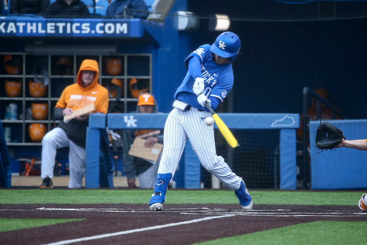 Hunter Jump.

Kentucky loses to Tennessee 7-2.

Photo by Sarah Caputi | UK Athletics