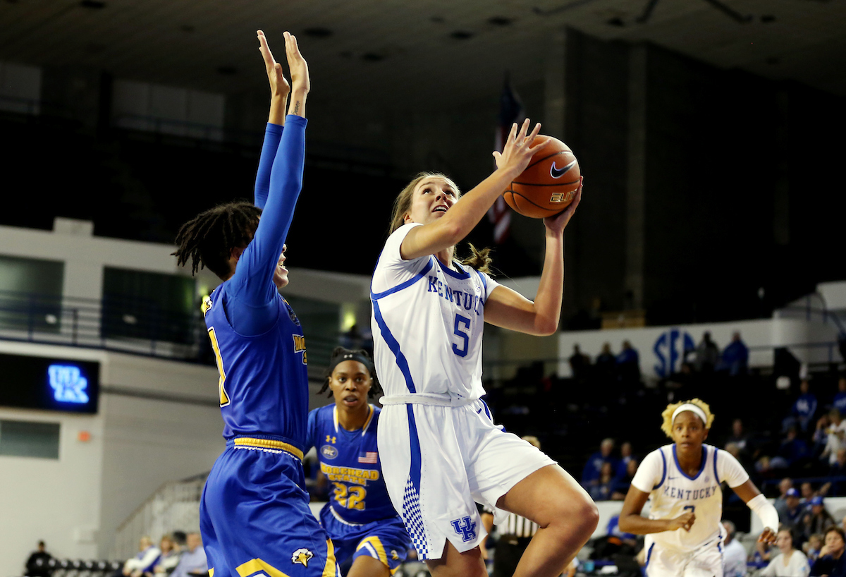 Blair Green

UK women's basketball beats Morehead State. 

Photo by Britney Howard  | UK Athletics