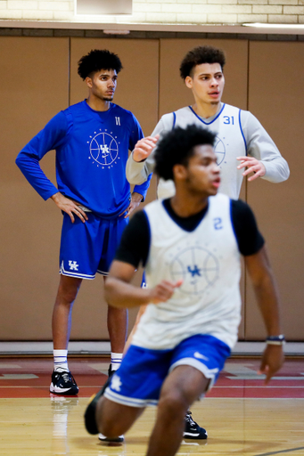 Dontaie Allen. Kellan Grady. Sahvir Wheeler.

New York.

Photos by Chet White | UK Athletics