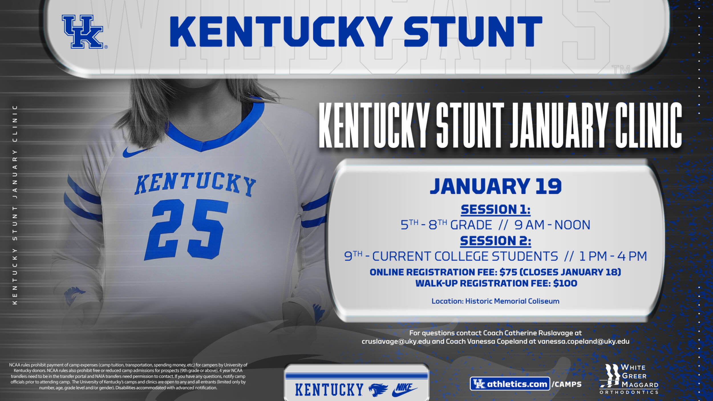 Kentucky STUNT January 2025 Clinic