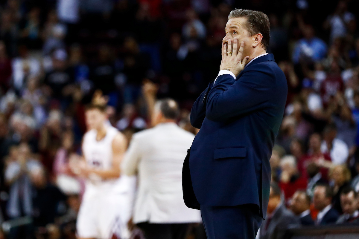 John Calipari.

Kentucky falls to South Carolina, 81-78.


Photo by Chet White | UK Athletics