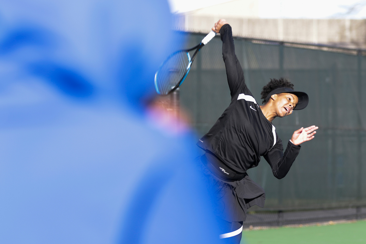 Lesedi Jacobs. 

Kentucky defeated Florida 4-3 on Friday, March 22nd.

Photo by Eddie Justice | UK Athletics