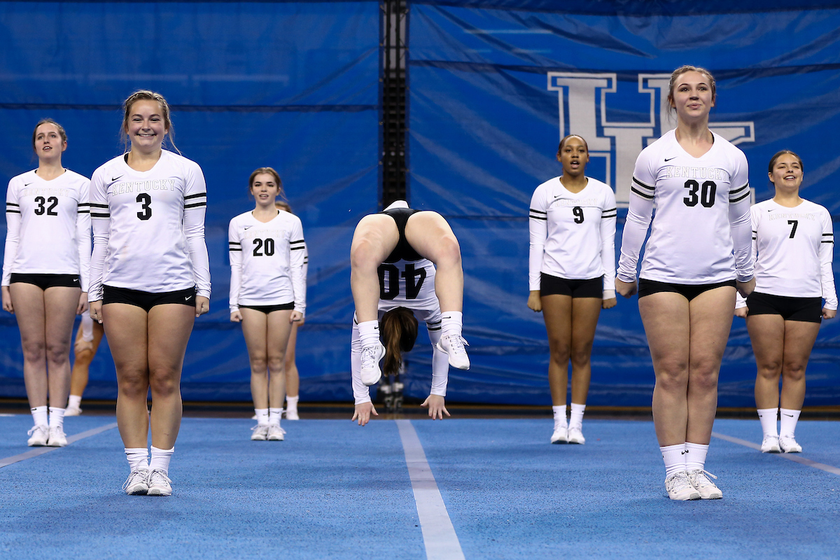 Rachel Hammond.

Kentucky Stunt blue and white scrimmage. 

Photo by Abbey Cutrer | UK Athletics