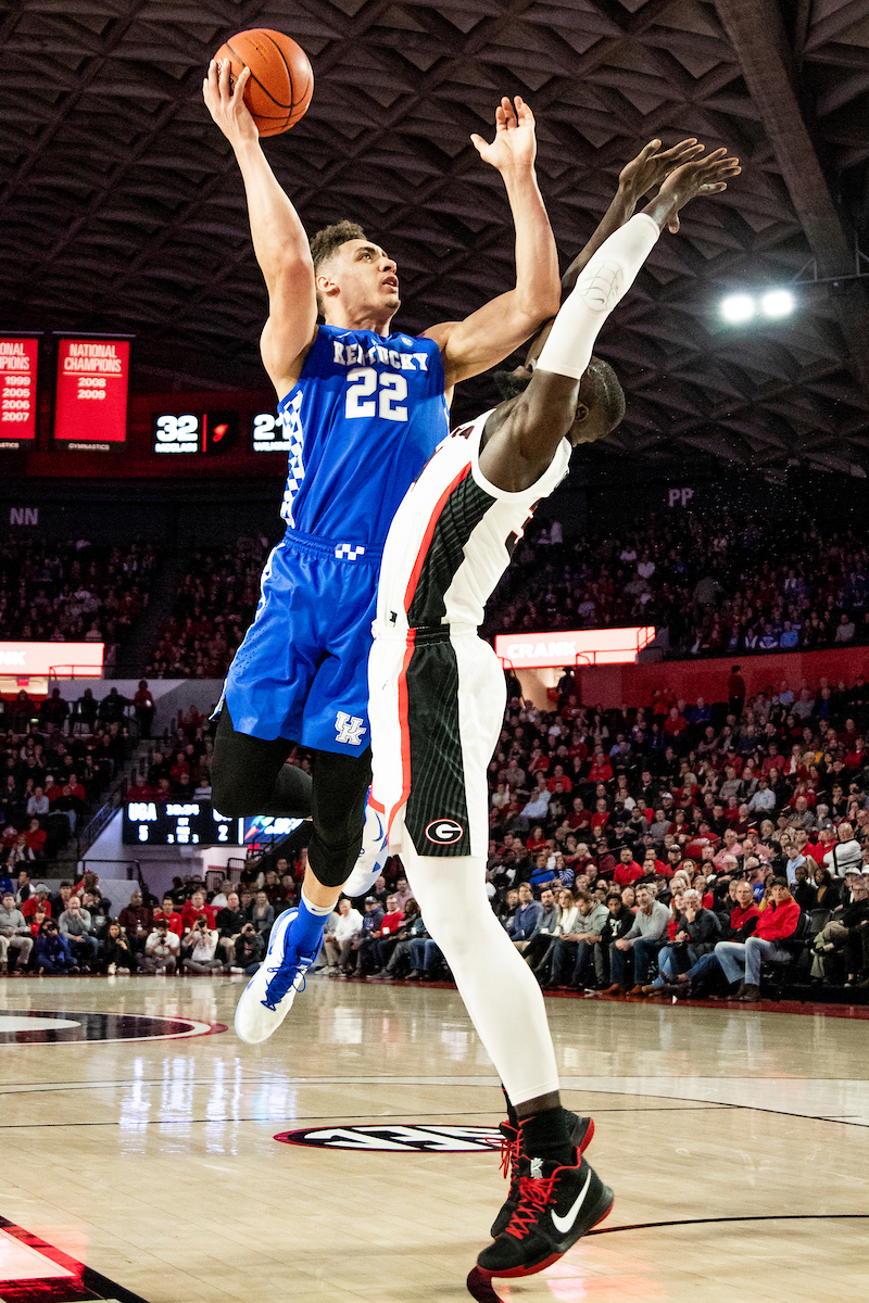 Reid Travis.

Kentucky beat Georgia 69-49 at Stegeman Coliseum in Athens, Ga., on Tuesday, January 15, 2019.

Photo by Chet White | UK Athletics