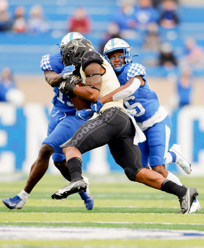 Defense.

UK beat Vandy 38-35.

Photo by Chet White | UK Athletics