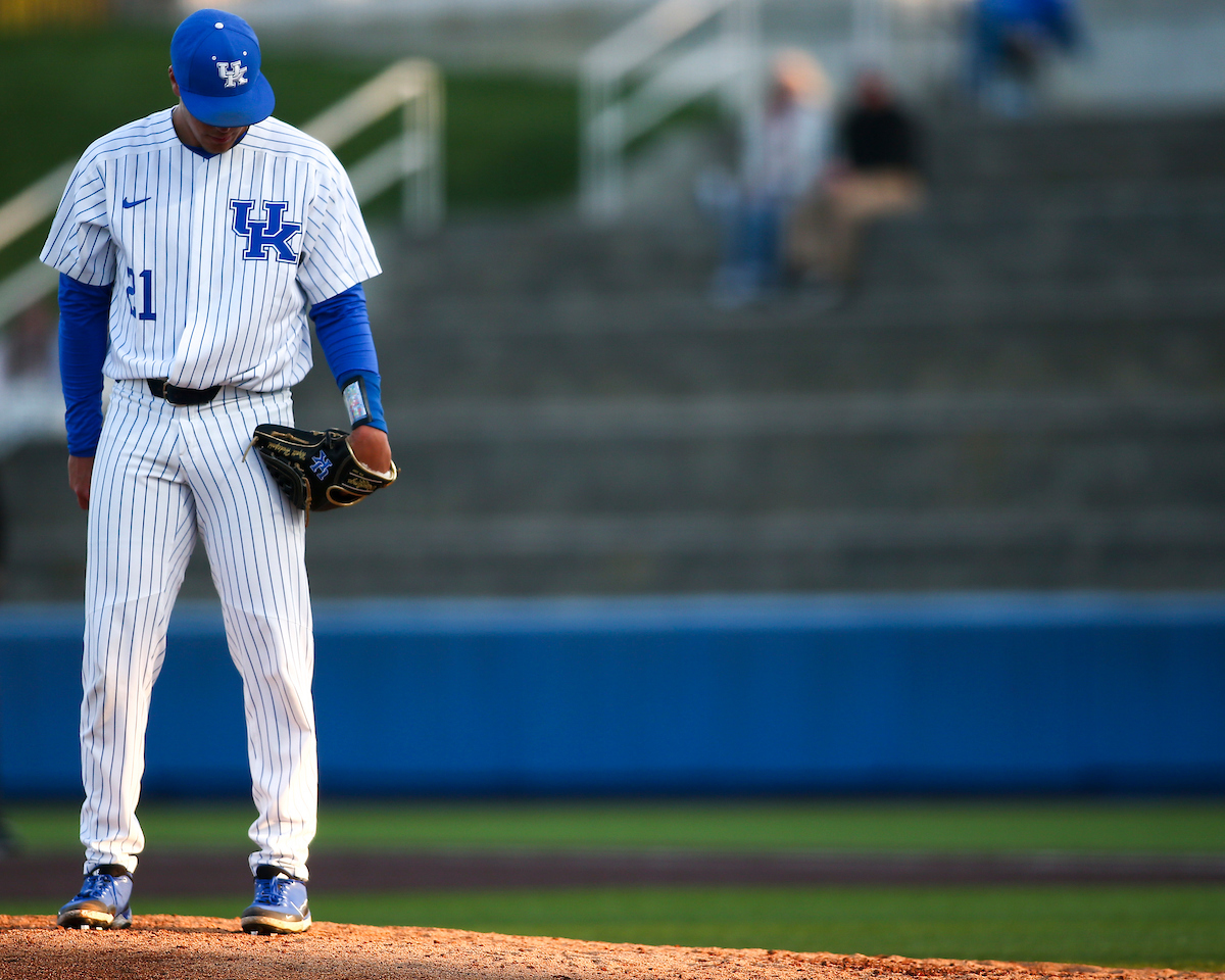 Wyatt Hudepohl.

Kentucky defeats Dayton 12-1.

Photo by Grace Bradley | UK Athletics