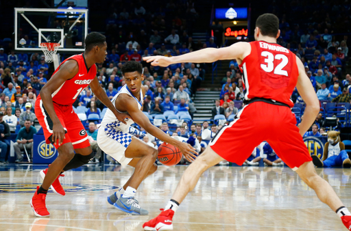 Shai Gilgeous-Alexander.

The University of Kentucky men's basketball team beat Georgia 62-49 in the quarterfinals of the 2018 SEC Men's Basketball Tournament at Scottrade Center in St. Louis, Mo., on Friday, March 9, 2018.

Photo by Chet White | UK Athletics