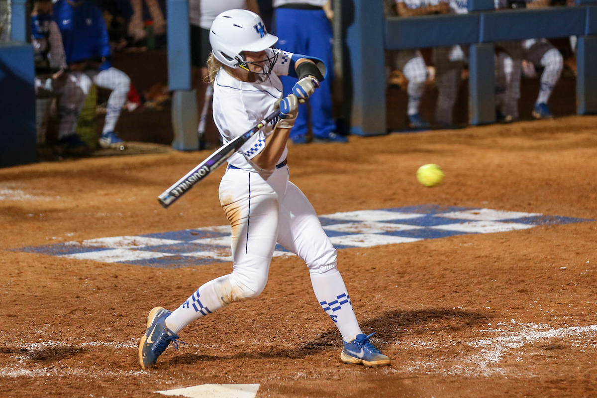 Erin Coffel.

Kentucky loses to Georgia 5 - 2.

Photo by Sarah Caputi | UK Athletics