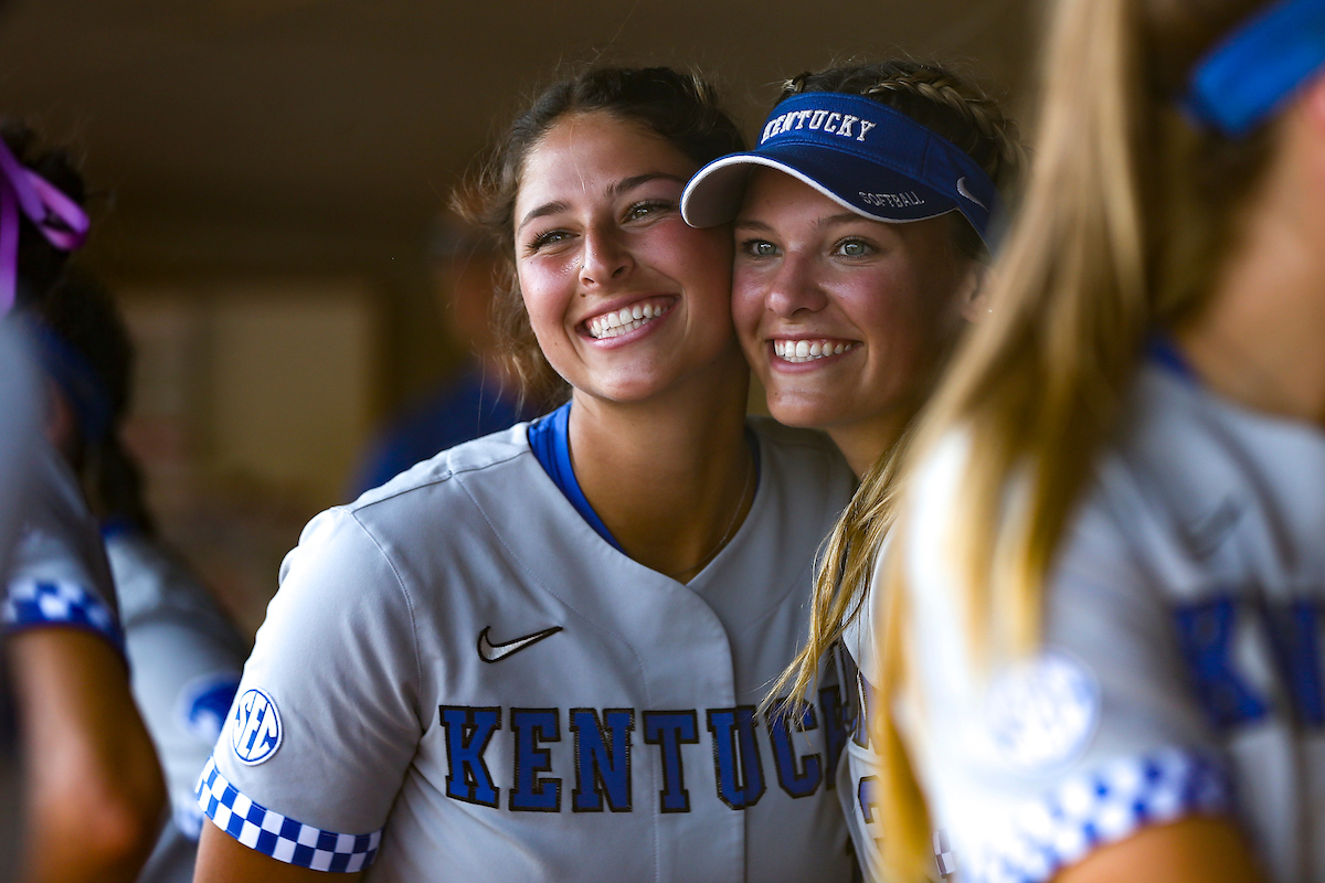 Miranda Stoddard, Taylor Ebbs.

Kentucky defeats Miami of Ohio 15-1.

Photo by Grace Bradley | UK Athletics