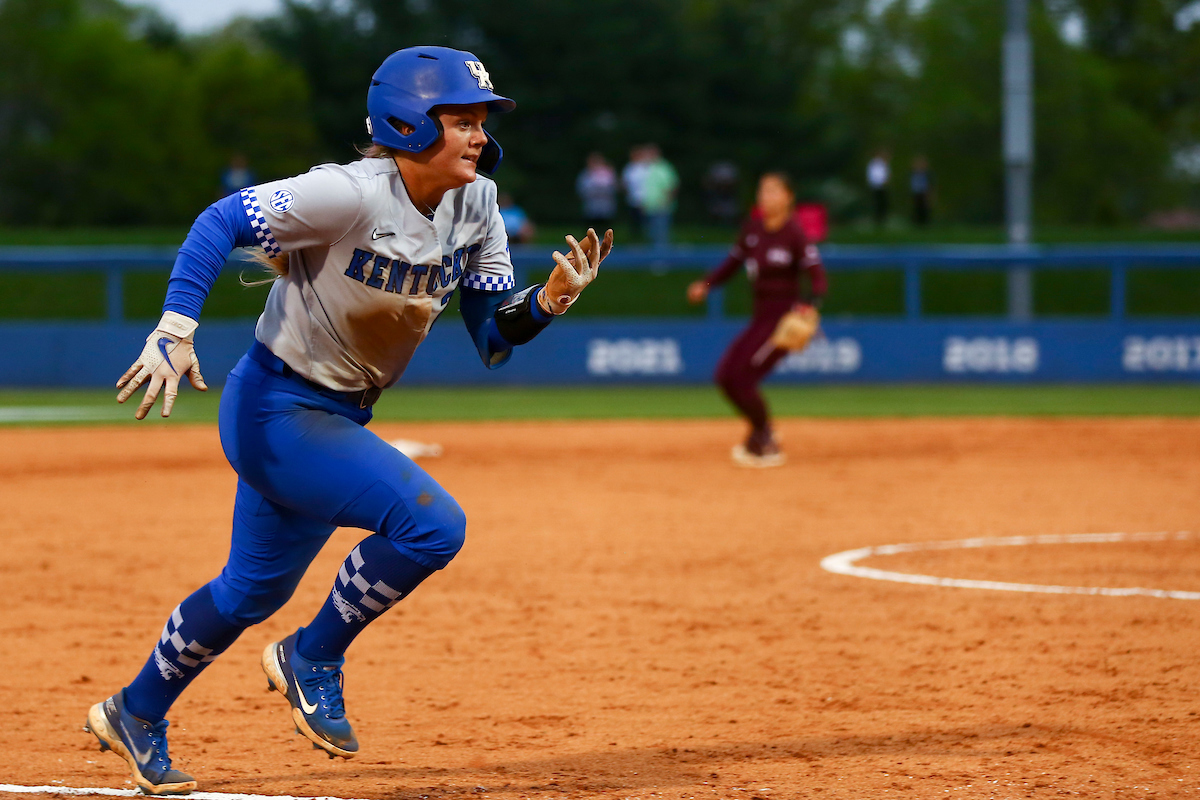 Erin Coffel.

Kentucky beats Mississippi State 7-3.

Photo by Grace Bradley | UK Athletics