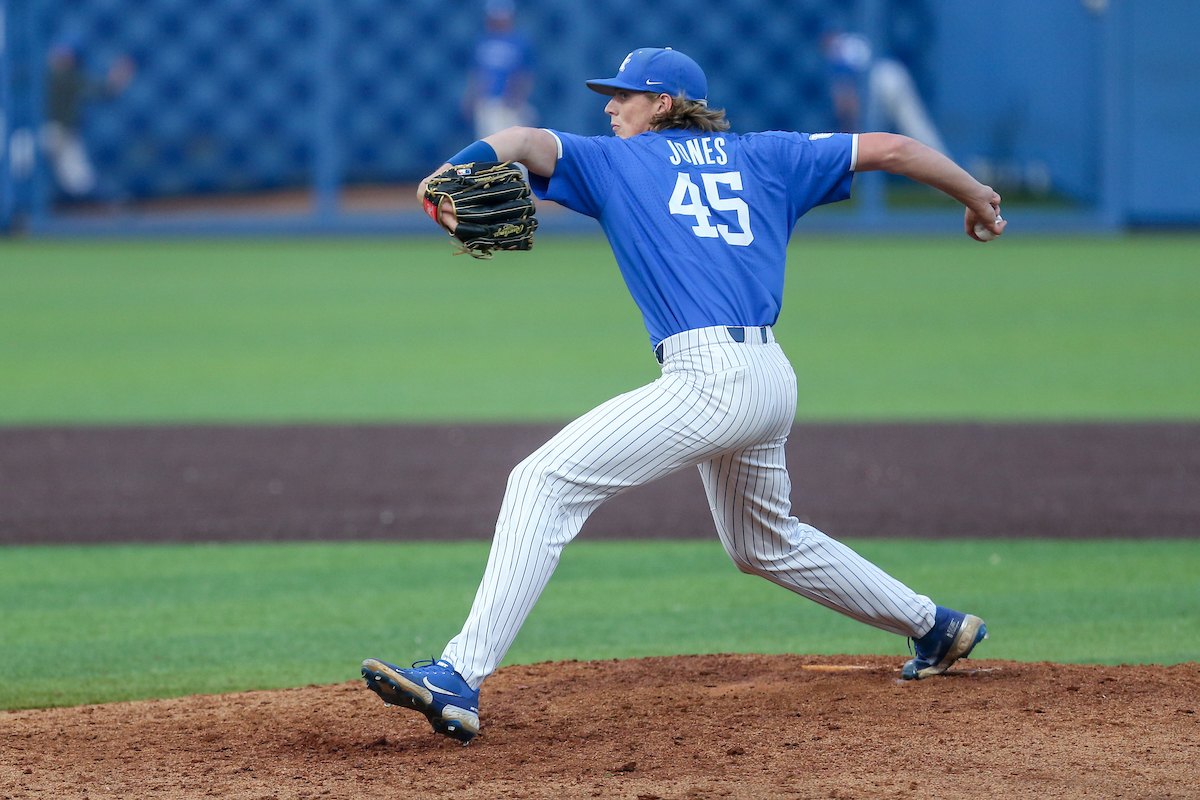 Holt Jones.

Kentucky beats EKU 7 - 6.

Photo by Sarah Caputi | UK Athletics