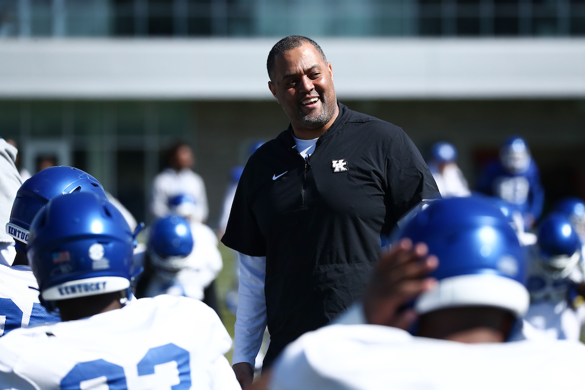 ANWAR STEWART.

Spring Practice.

Photo by Elliott Hess | UK Athletics
