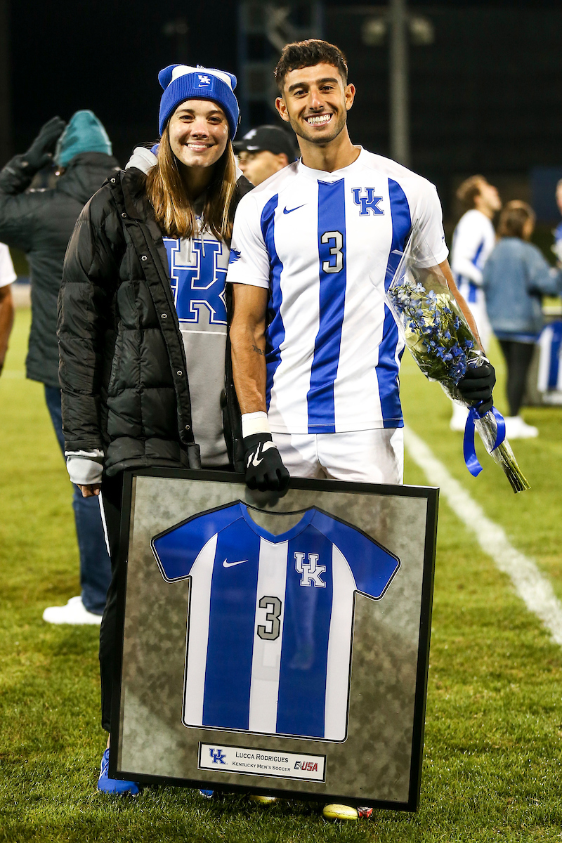 Lucca Rodrigues.

Kentucky MSOC Recognizes 14 Seniors.

Photo by Grace Bradley | UK Athletics