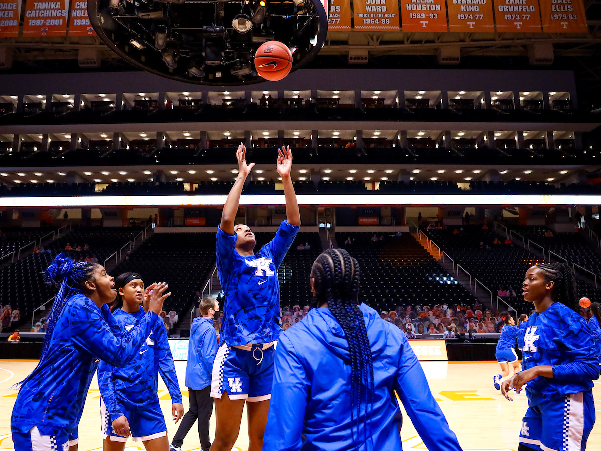 Tatyana Wyatt. 

Kentucky loses to Tennessee 70-53.

Photo by Eddie Justice | UK Athletics
