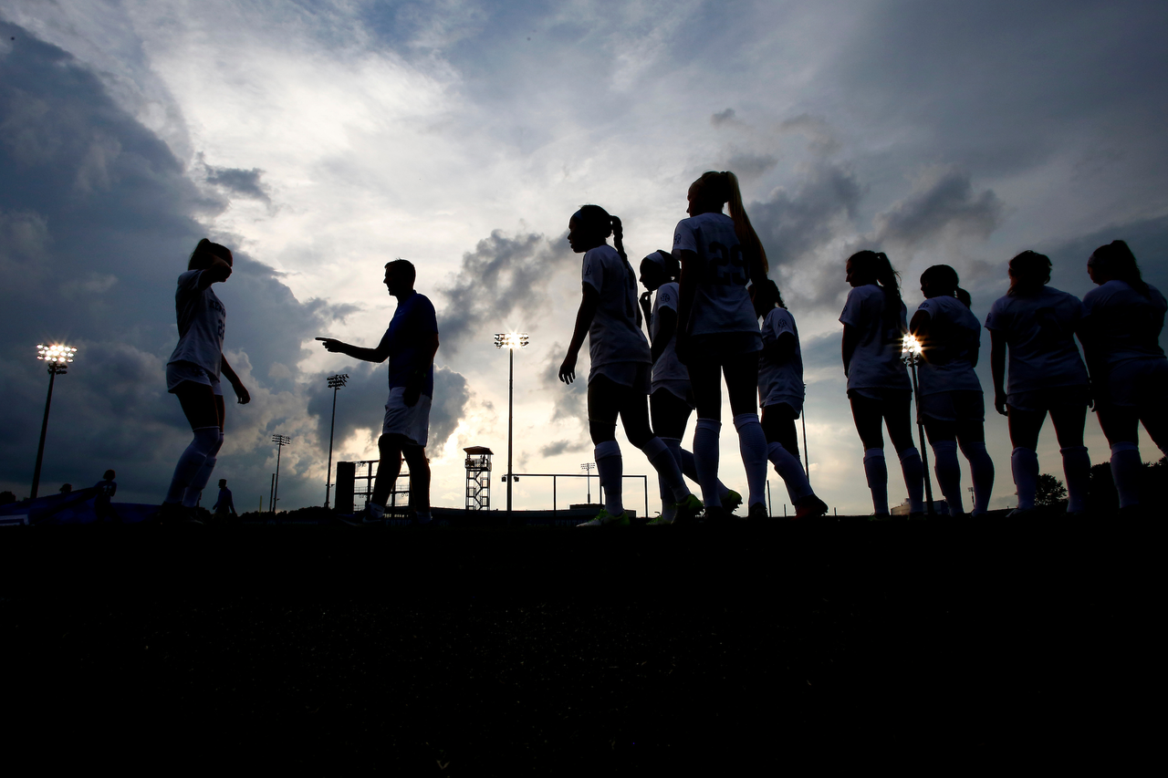 Ian Carry. Team.

The University of Kentucky women's soccer team beat SIUE 2-1 in the Cats season openr on Friday, August 17, 2018, at The Bell in Lexington, Ky.

Photo by Chet White | UK Athletics