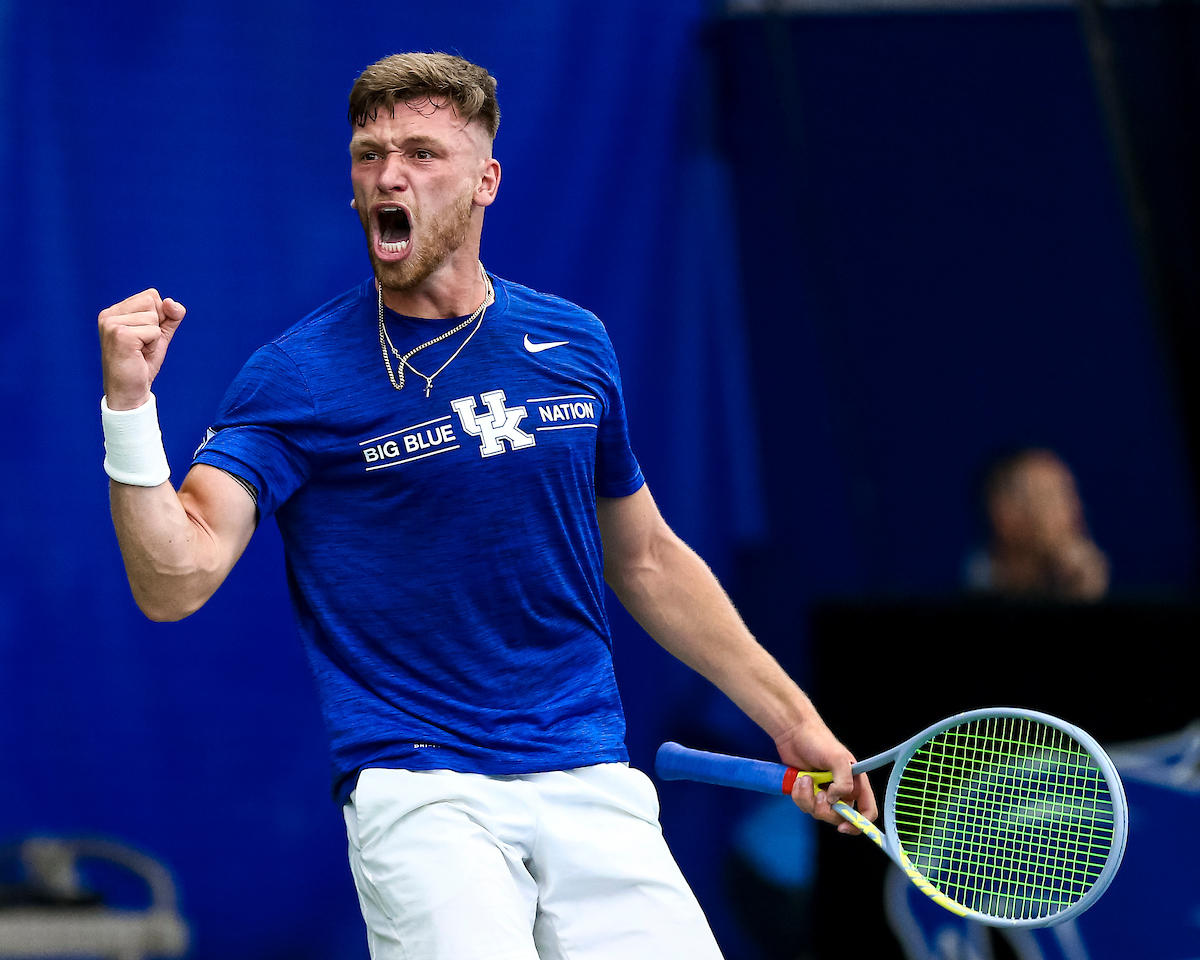 Millen Hurrion. Celebration.

Kentucky beats NorthWestern University during the 2nd round of the NCAA tournament.

Photo by Eddie Justice | UK Athletics