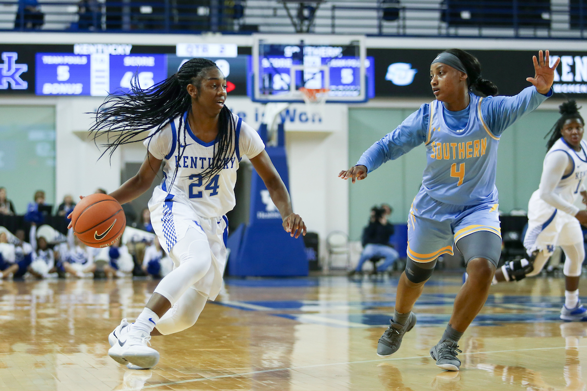 Taylor Murray.

UK women's basketball beat Southern 91-41.

Photo by Hannah Phillips | UK Athletics