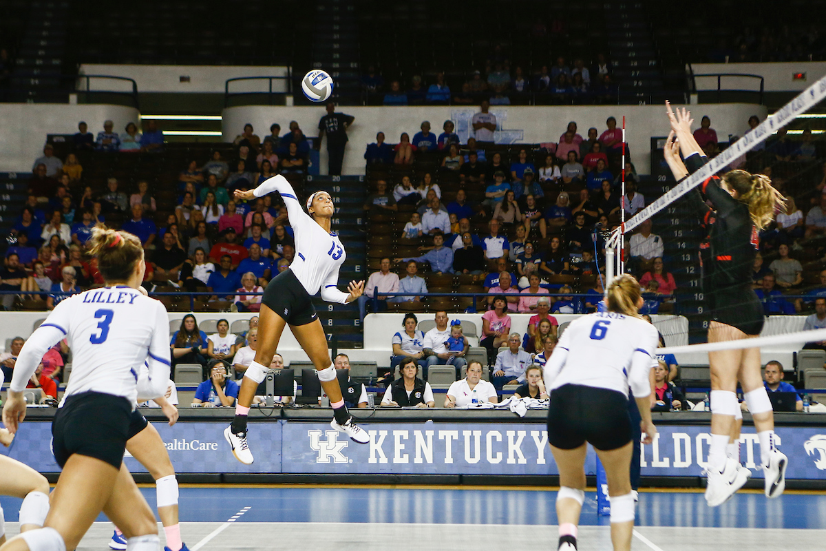 Leah Edmond.

Kentucky falls to Georgia 2-3.

Photo by Hannah Phillips | UK Athletics