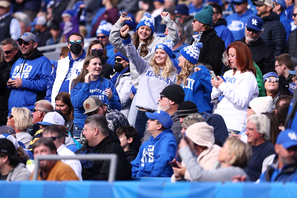 Fan.

Kentucky beat New Mexico State 56-16.

Photo by Sarah Caputi | UK Athletics