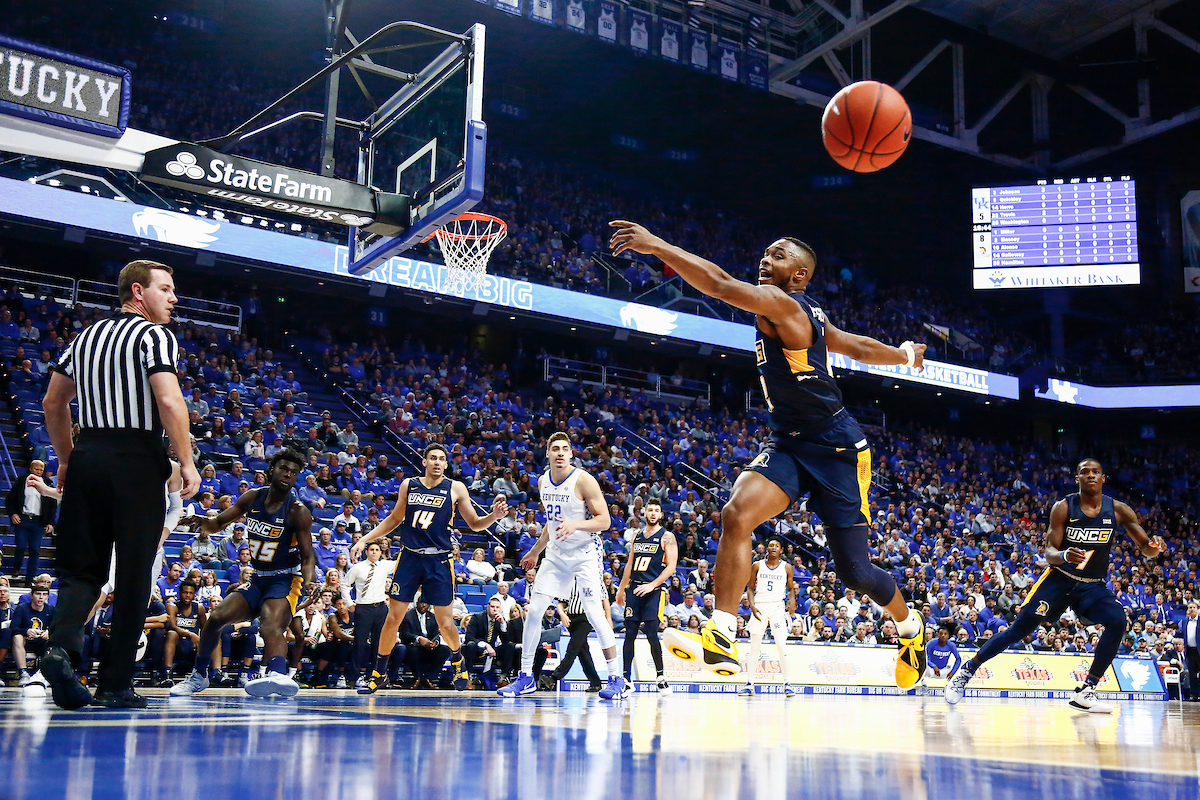 Kentucky men's basketball beat UNCG 78-61 on Saturday in Rupp Arena.

Photo by Chet White | UK Athletics