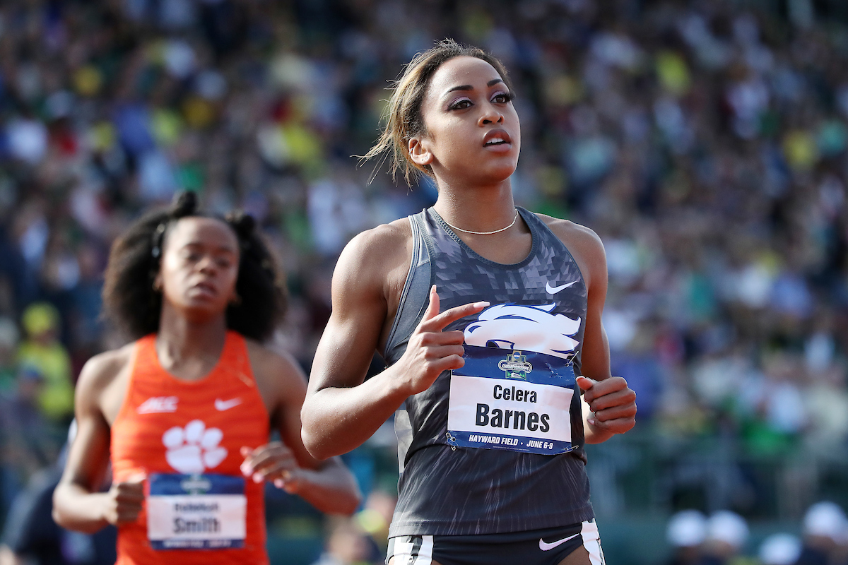 Celera Barnes.

Day two of the NCAA Track and Field Outdoor National Championships. Eugene, Oregon. Thursday, June 7, 2018.

Photo by Chet White | UK Athletics