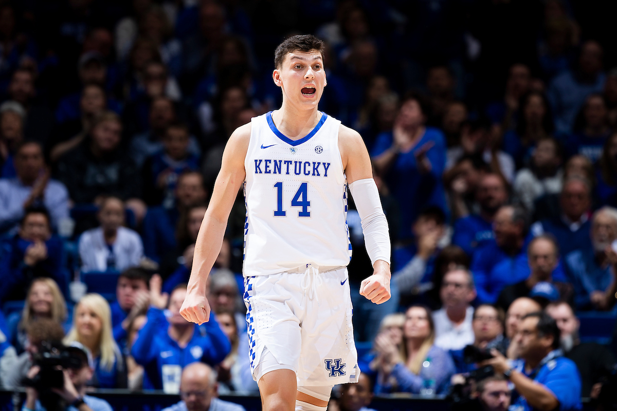 Tyler Herro.

Kentucky men's basketball beat UNCG 78-61 on Saturday in Rupp Arena.

Photo by Chet White | UK Athletics