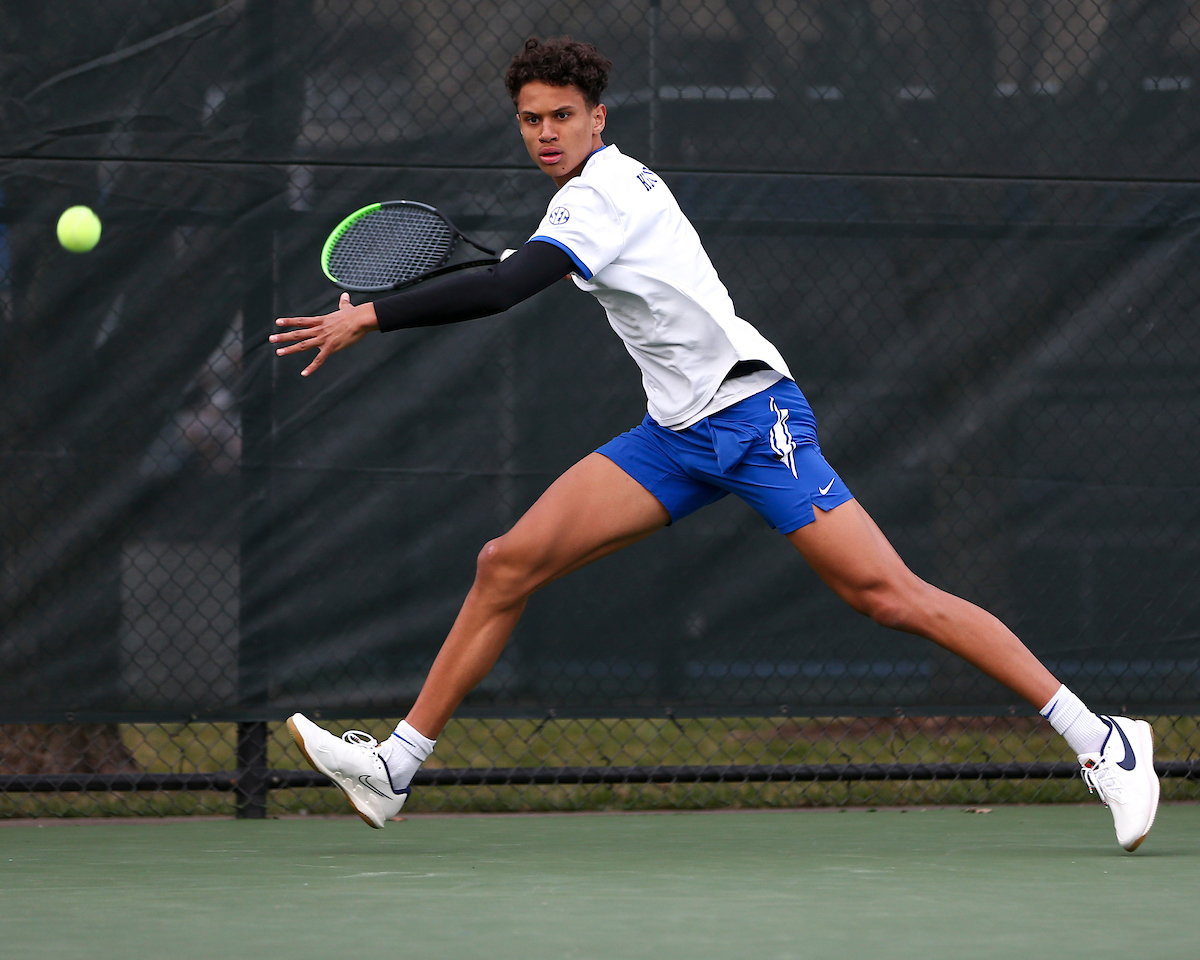 Gabriel Diallo.

Kentucky sweeps Alabama 7-0.

Photo by Grace Bradley | UK Athletics
