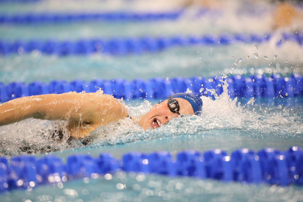 Geena Freriks.

UK Women's Swimming & Diving in action on day two of the 2019 NCAA Championships on Wednesday, March 21, 2019.

Photo by Noah J. Richter | UK Athletics