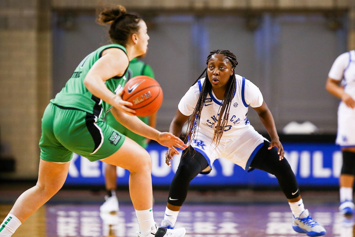 Kameron Roach.

Kentucky beats Marshall 79-45.

Photo by Hannah Phillips | UK Athletics
