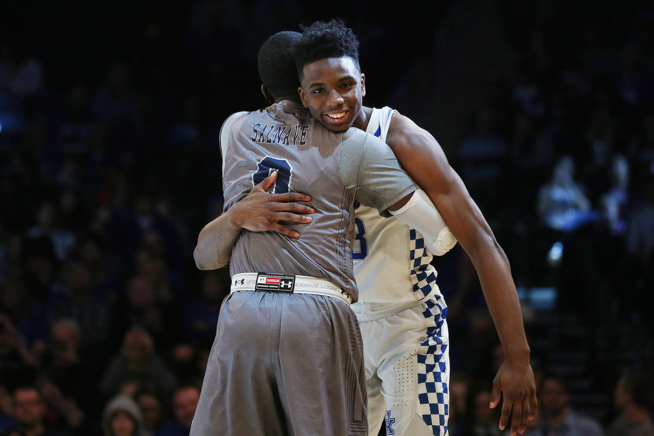 Hamidou Diallo.

The University of Kentucky men's basketball team defeats Monmouth 93-76 on Saturday, December 9th, 2017 at Madison Square Garden in New York.

Photo by Chet White | UK Athletics